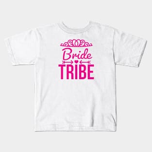 Bridesmaid bride tribe Kids T-Shirt